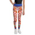 Pink Ornate Youth Leggings