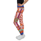 Pink Ornate Youth Leggings