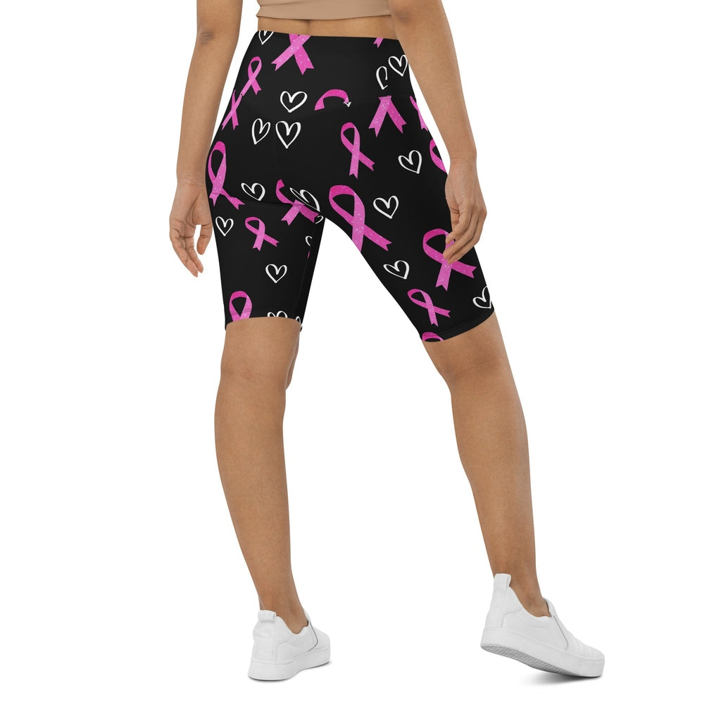 Pink Ribbon Biker Shorts