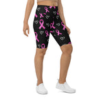 Pink Ribbon Biker Shorts