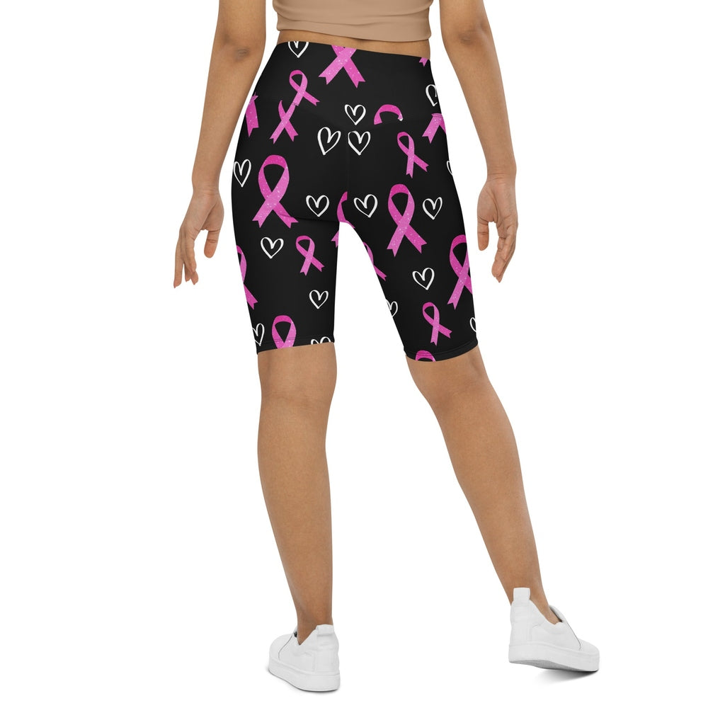 Pink Ribbon Biker Shorts