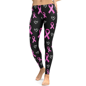 Pink Ribbon Leggings
