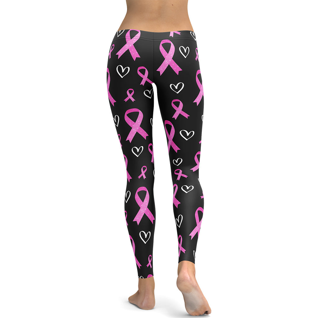 Pink Ribbon Leggings