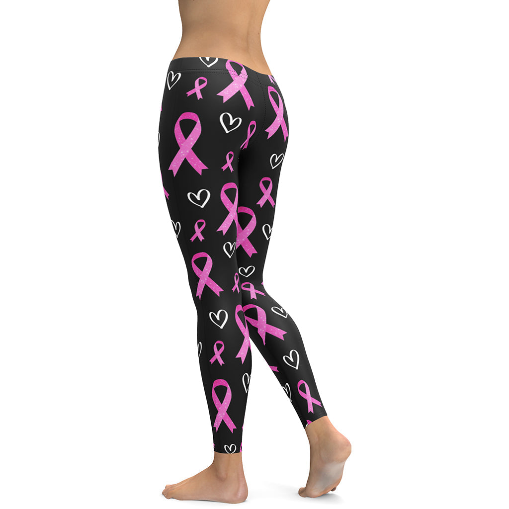 Pink Ribbon Leggings