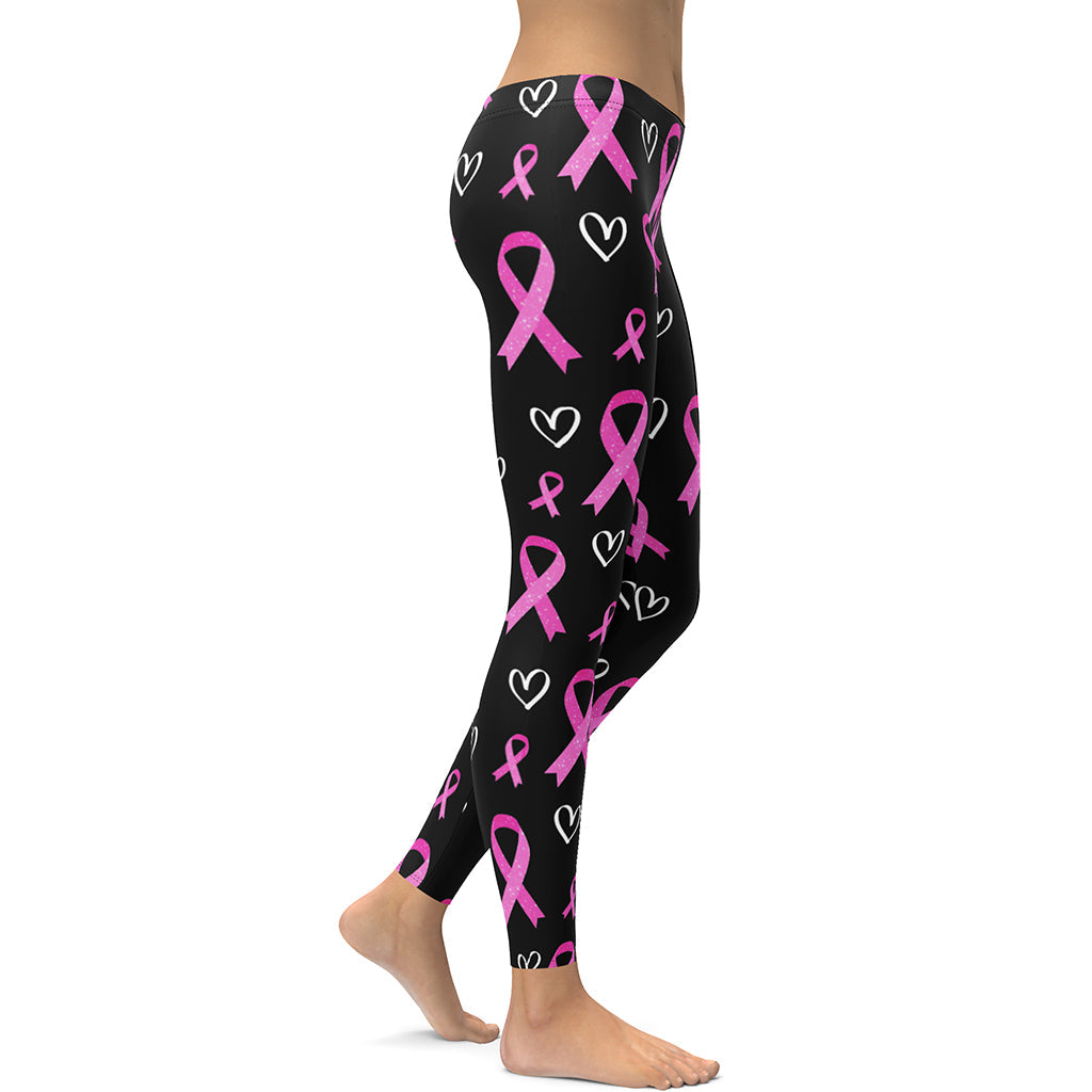 Pink Ribbon Leggings