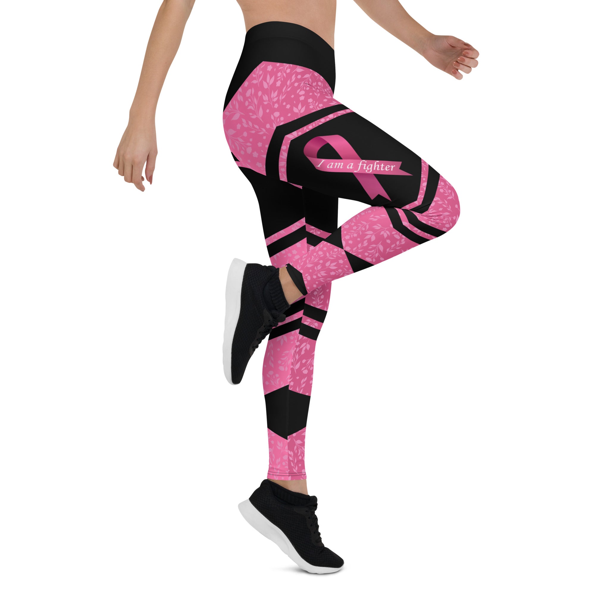 Pink Ribbon Warrior Leggings