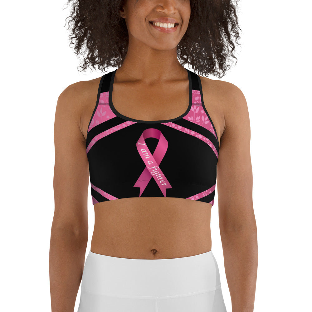 Pink Ribbon Warrior Sports Bra