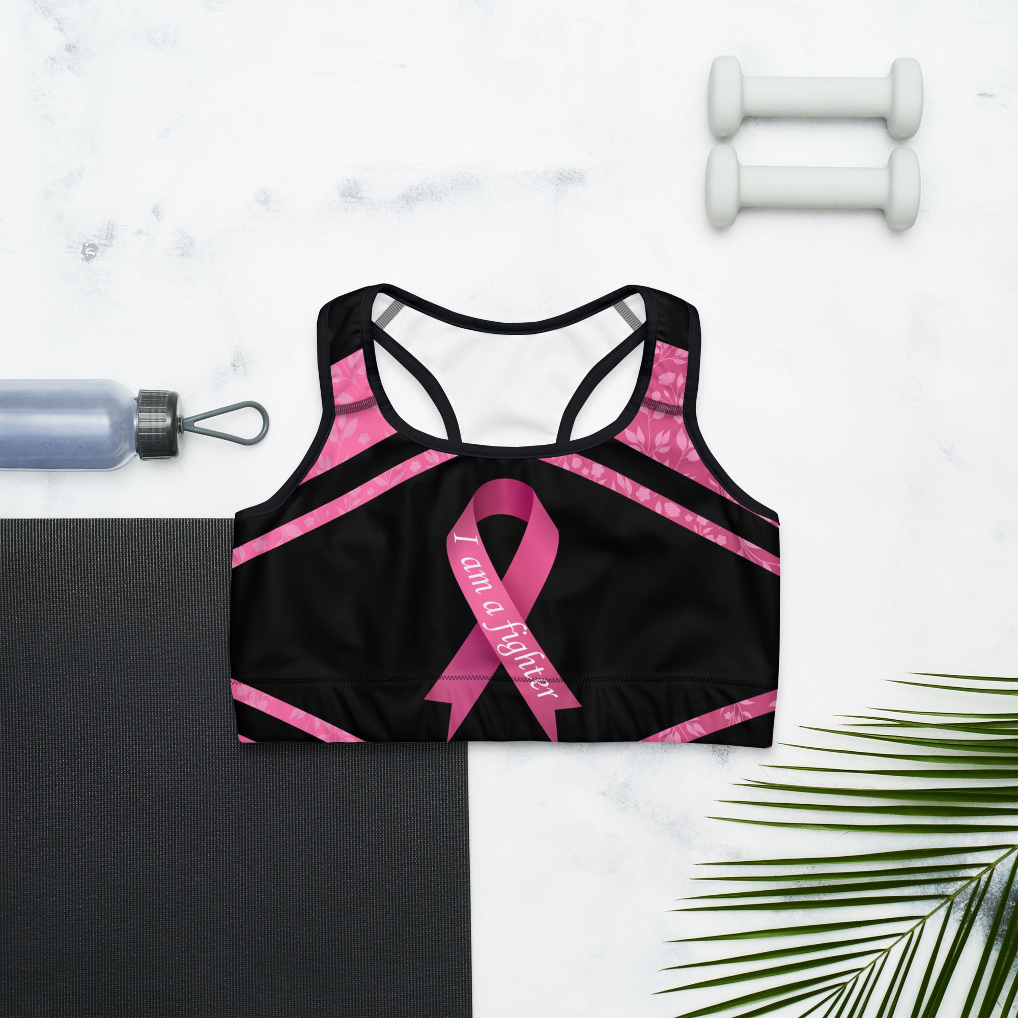 Pink Ribbon Warrior Sports Bra