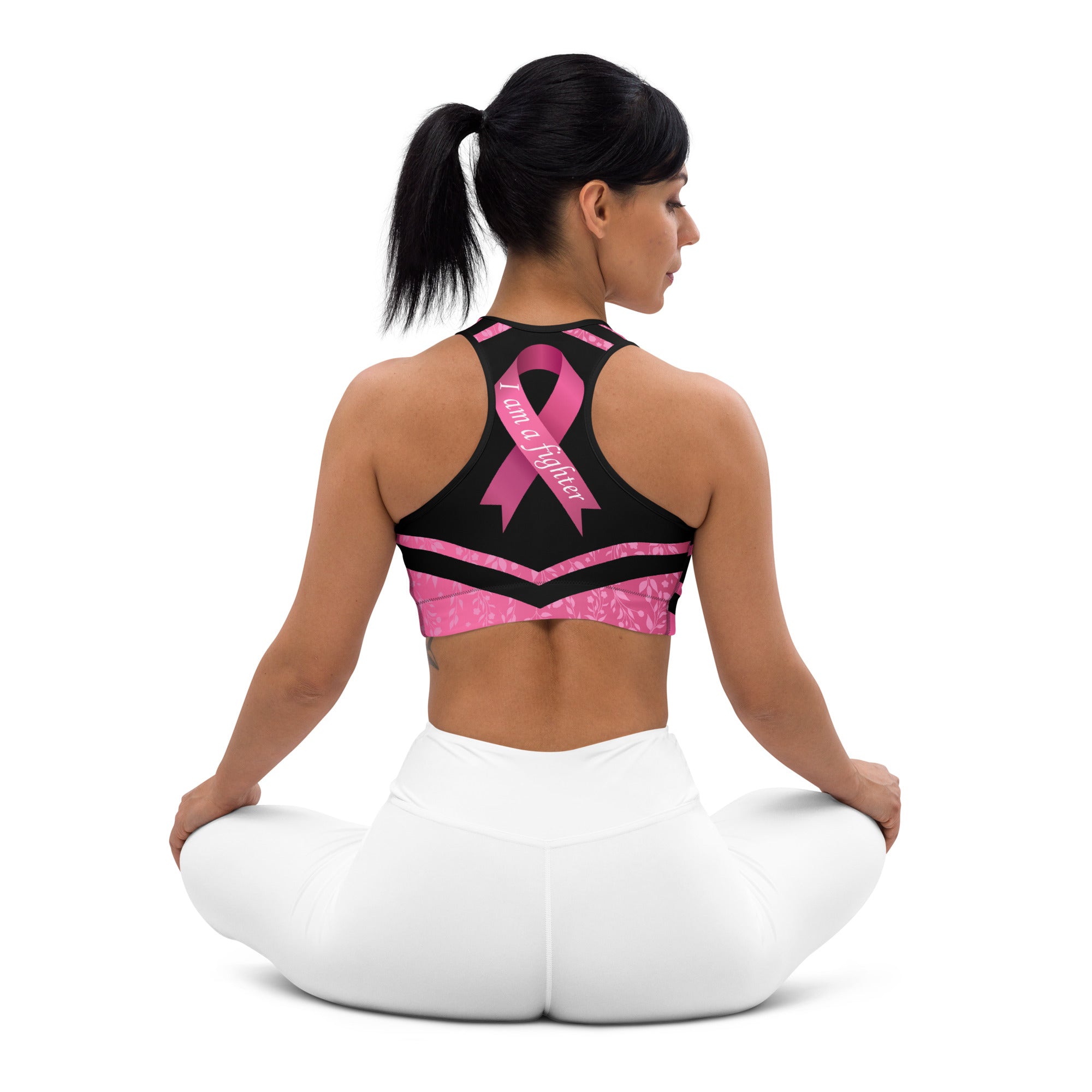 Pink Ribbon Warrior Sports Bra