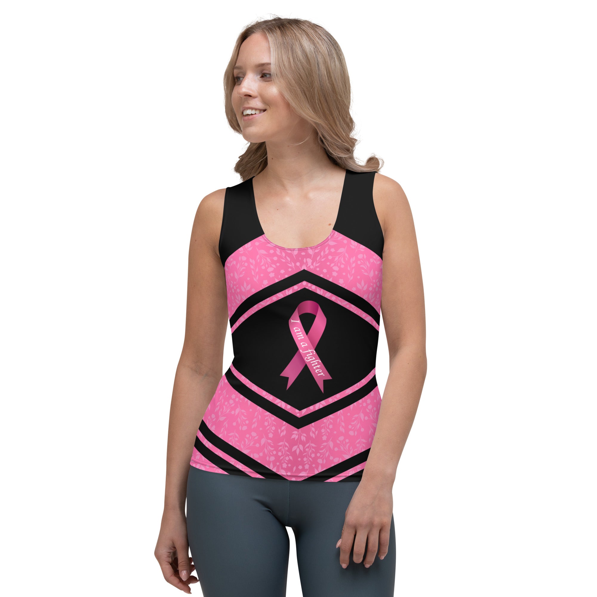 Pink Ribbon Warrior Tank Top