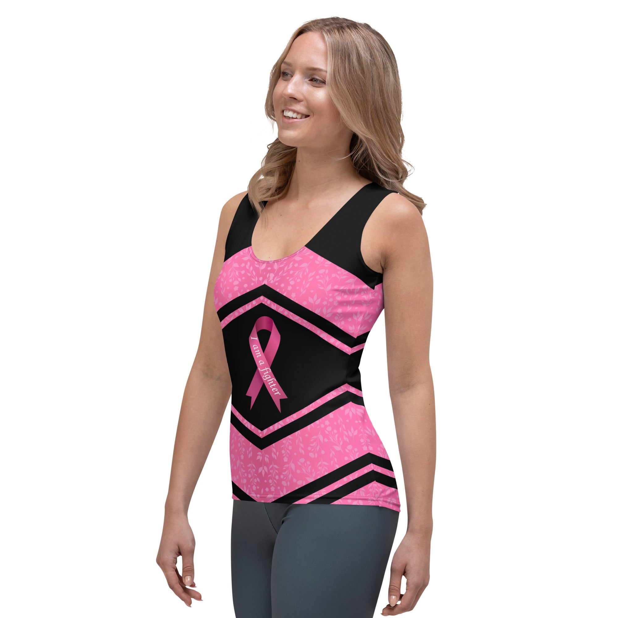 Pink Ribbon Warrior Tank Top