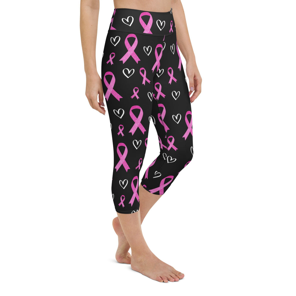 Pink Ribbon Yoga Capris