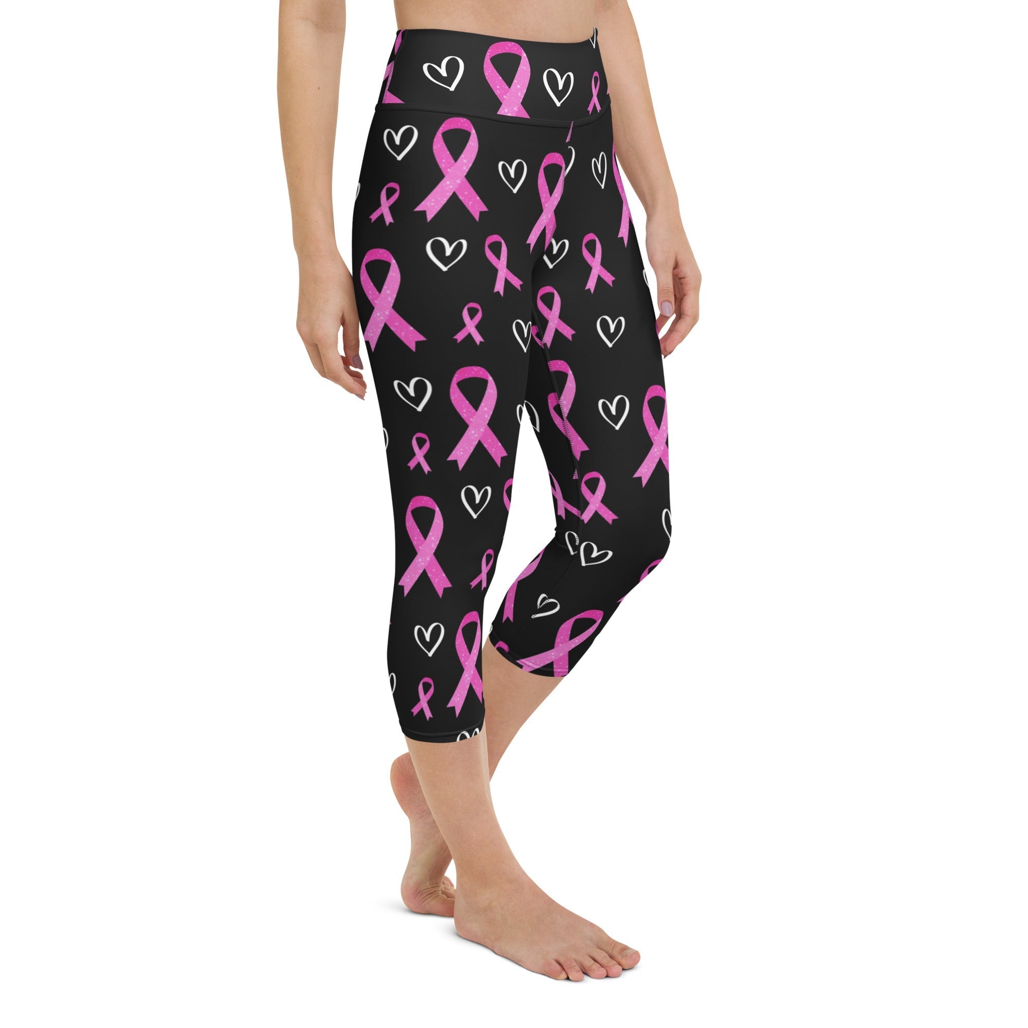 Pink Ribbon Yoga Capris
