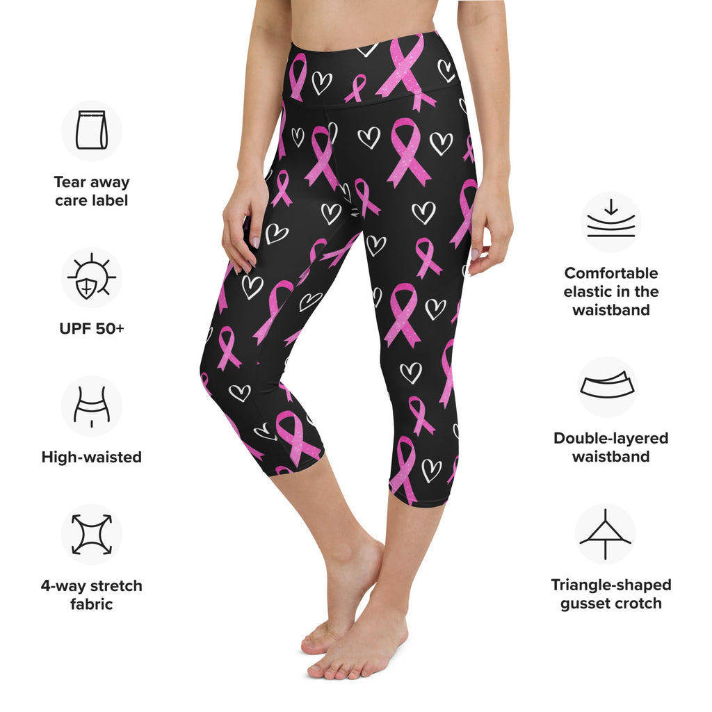 Pink Ribbon Yoga Capris