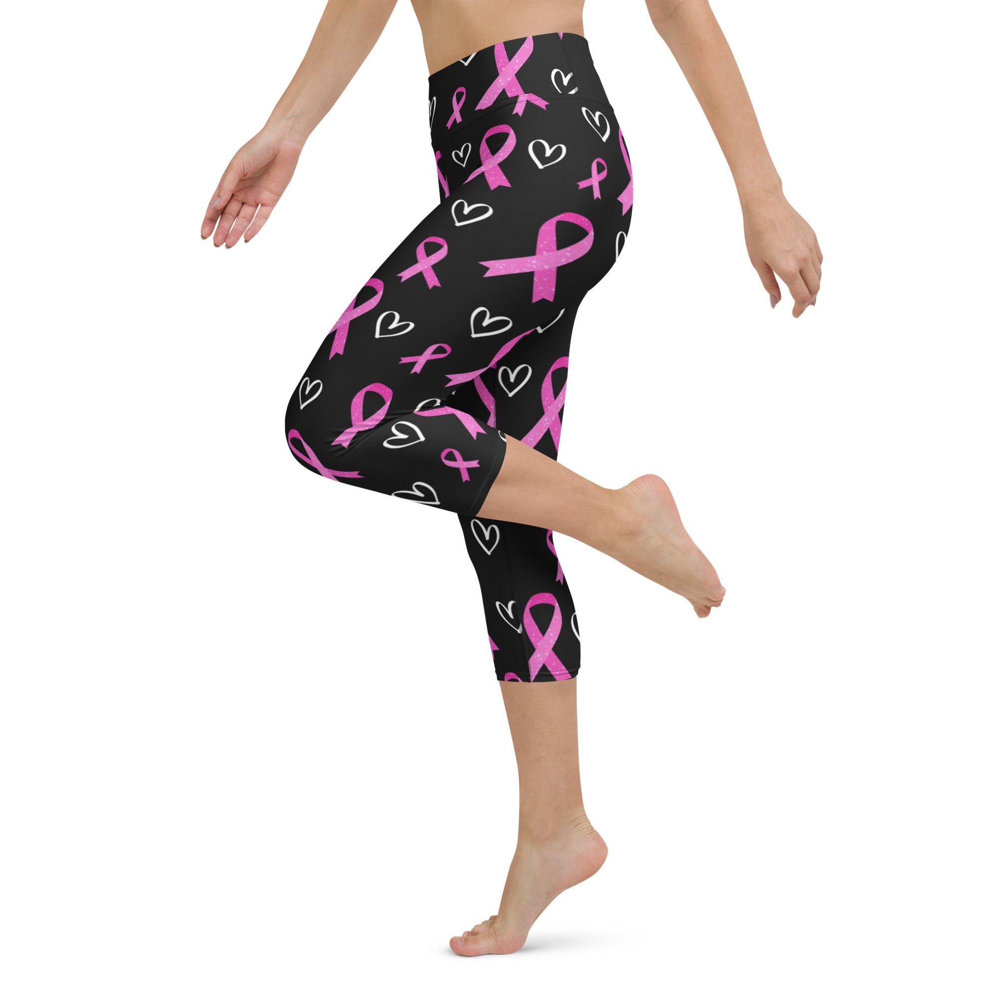 Pink Ribbon Yoga Capris