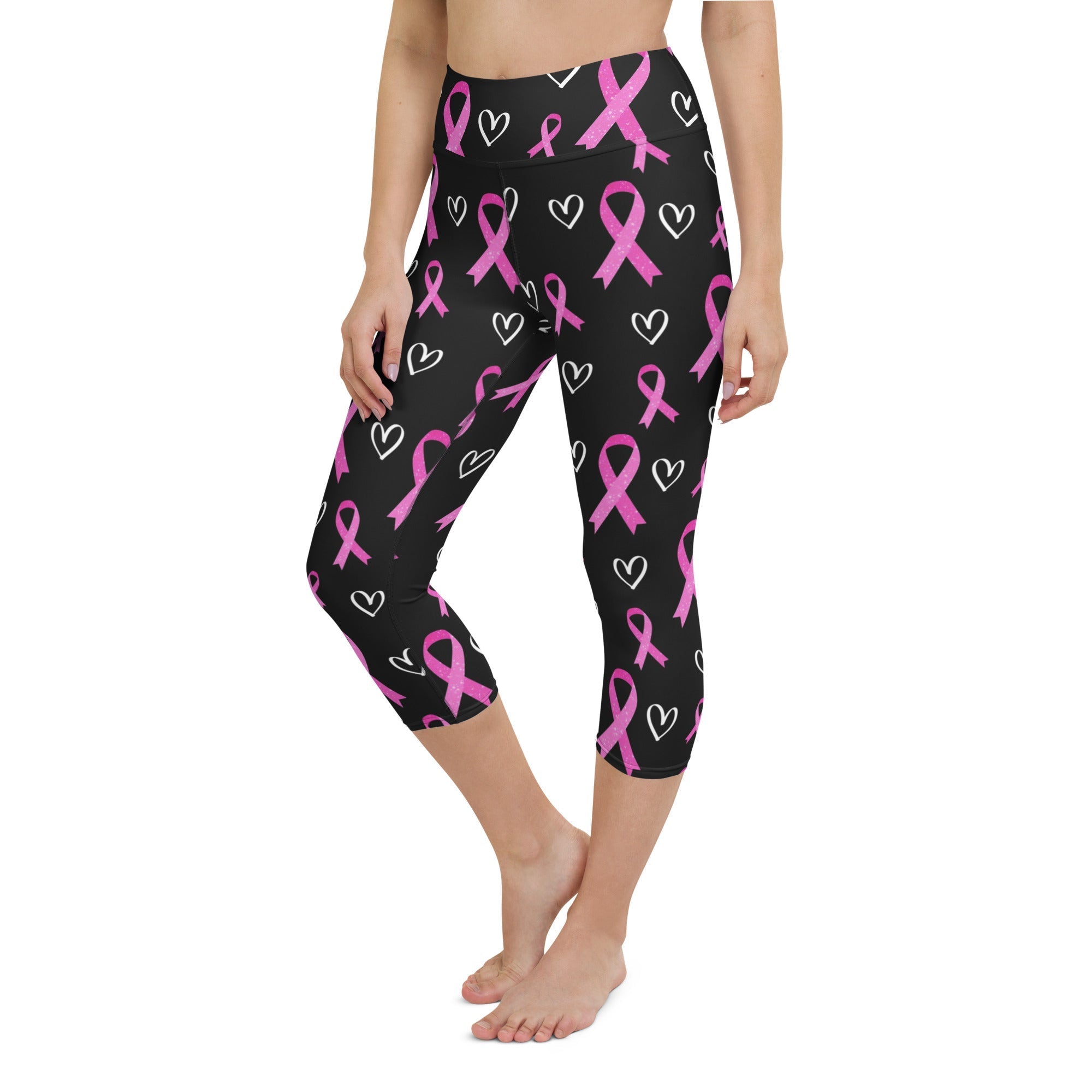 Pink Ribbon Yoga Capris