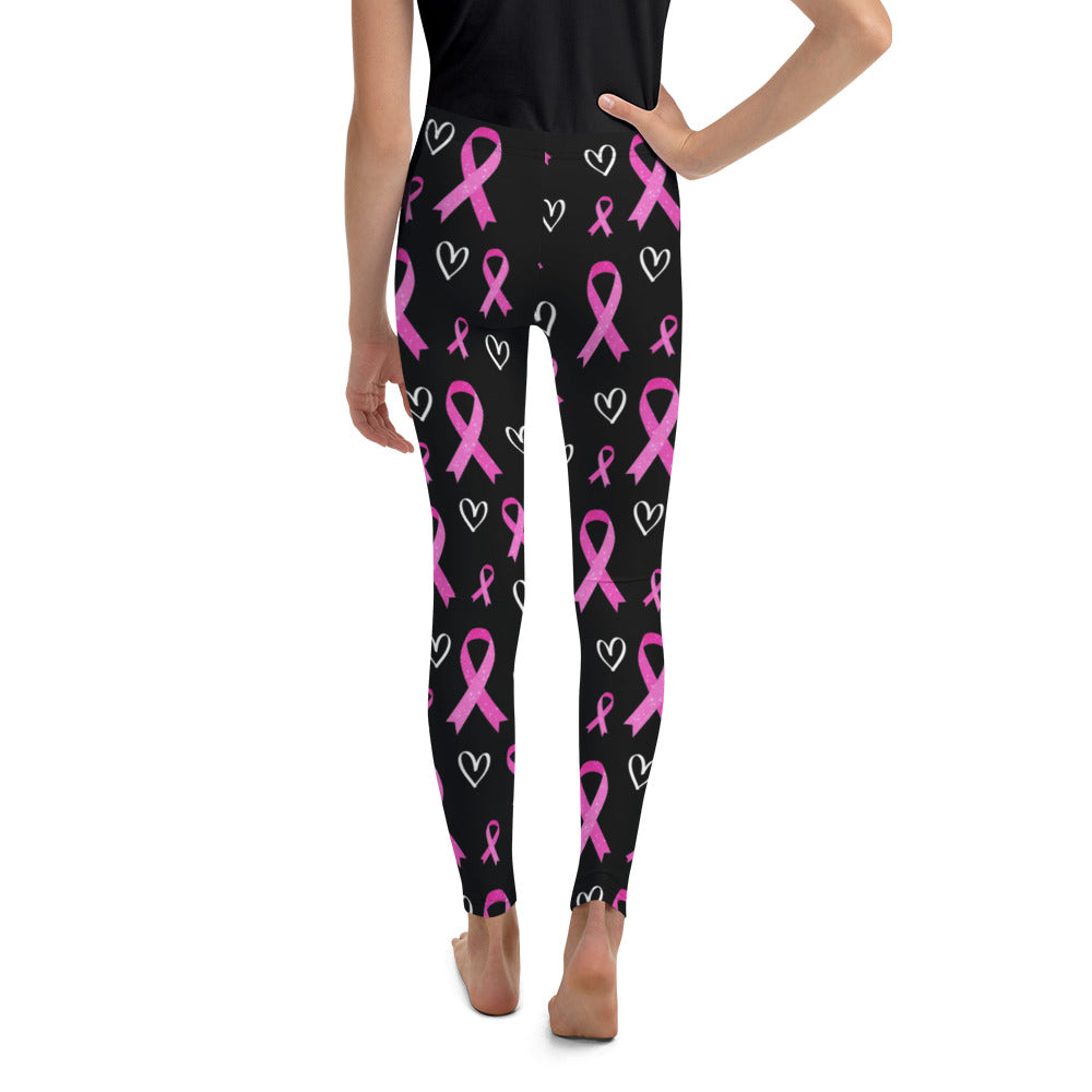 Pink Ribbon Youth Leggings