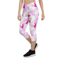 Pink Sassy Santa Capris