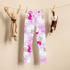 Pink Sassy Santa Kid's Leggings