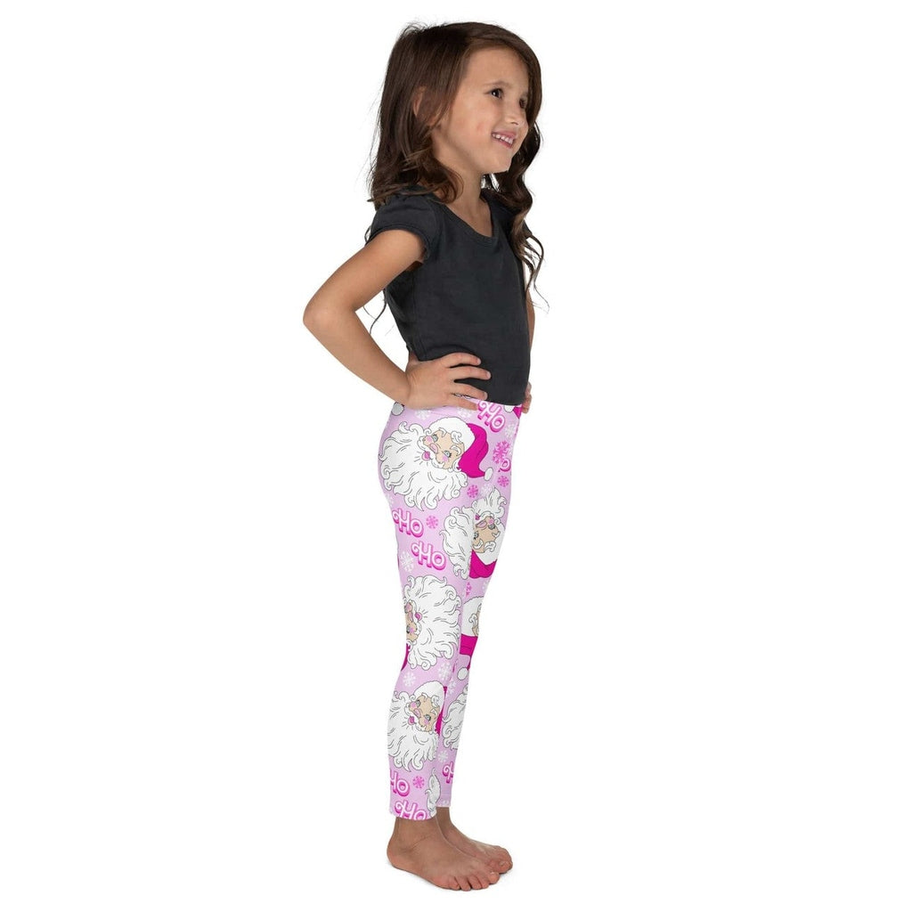 Pink Sassy Santa Kid's Leggings