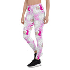 Pink Sassy Santa Leggings
