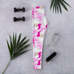 Pink Sassy Santa Leggings