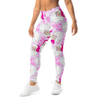 Pink Sassy Santa Leggings