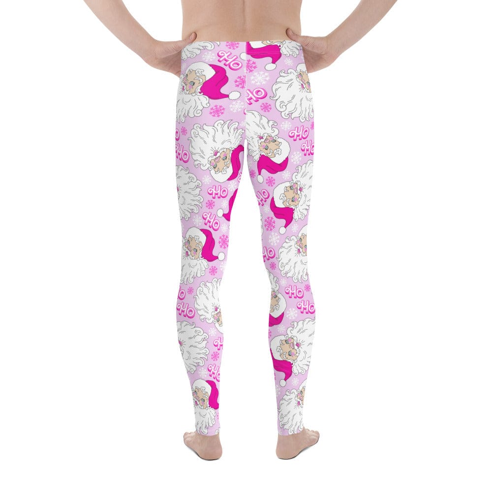 Pink Sassy Santa Men's Leggings