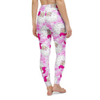 Pink Sassy Santa Yoga Leggings