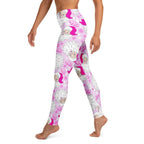 Pink Sassy Santa Yoga Leggings