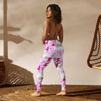 Pink Sassy Santa Yoga Leggings
