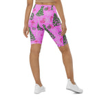 Pink Tinsel Dreams Biker Shorts