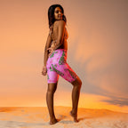 Pink Tinsel Dreams Biker Shorts