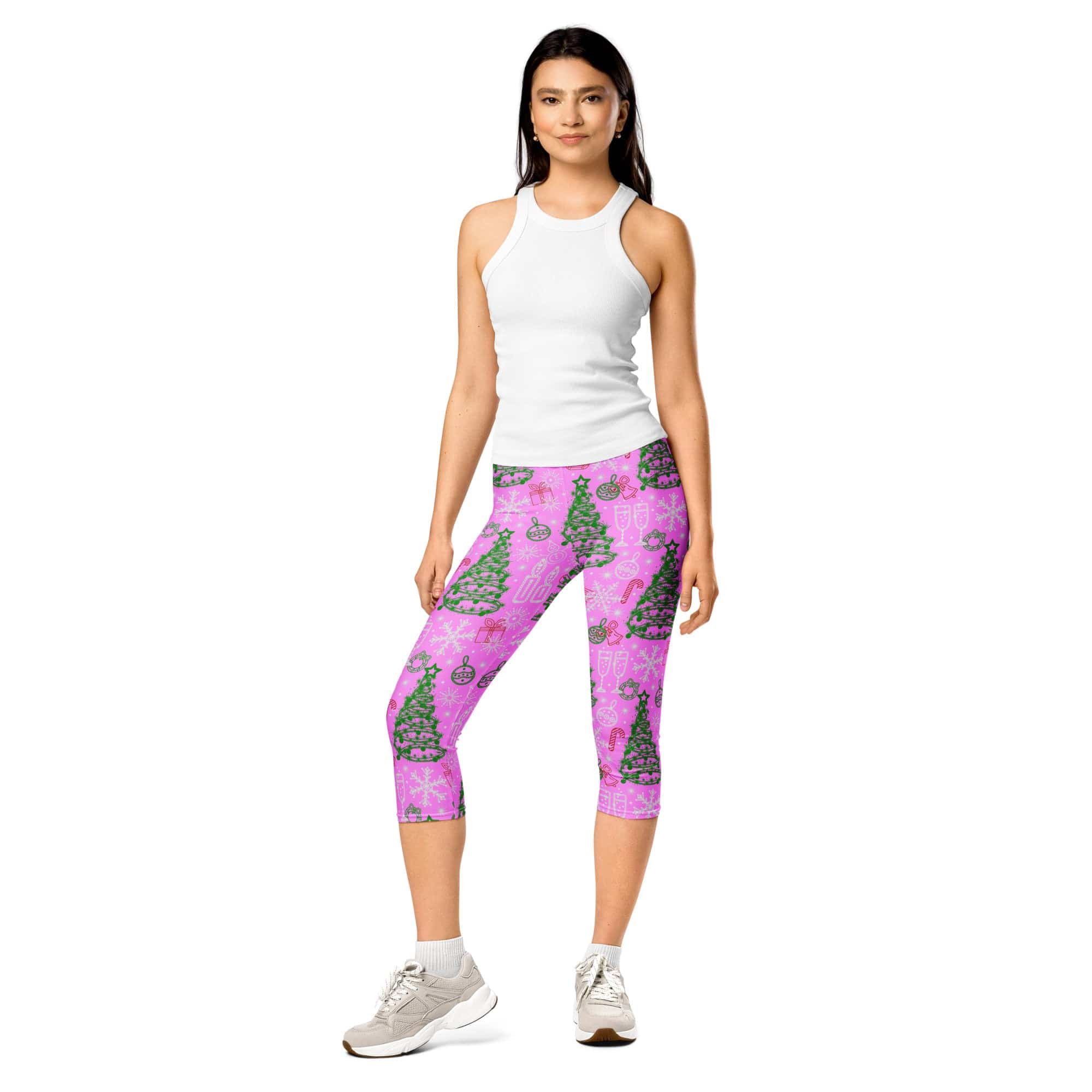 Pink Tinsel Dreams Capris