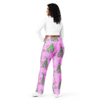Pink Tinsel Dreams Flare Leggings