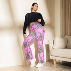 Pink Tinsel Dreams Flare Leggings