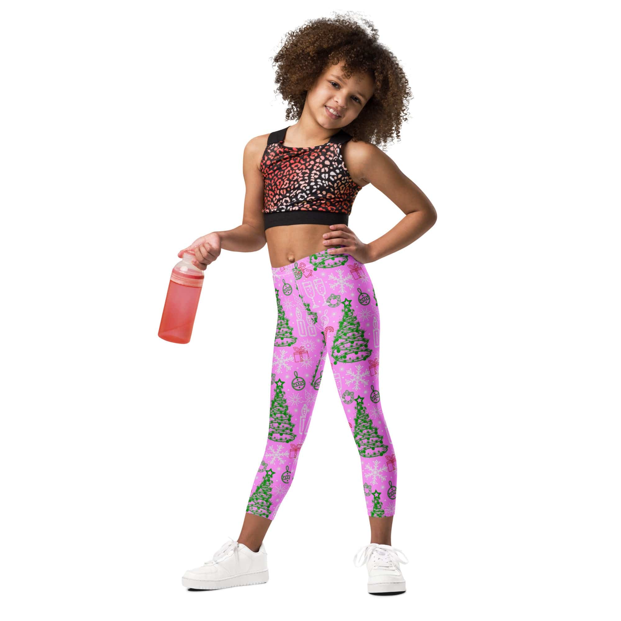 Pink Tinsel Dreams Kid's Leggings