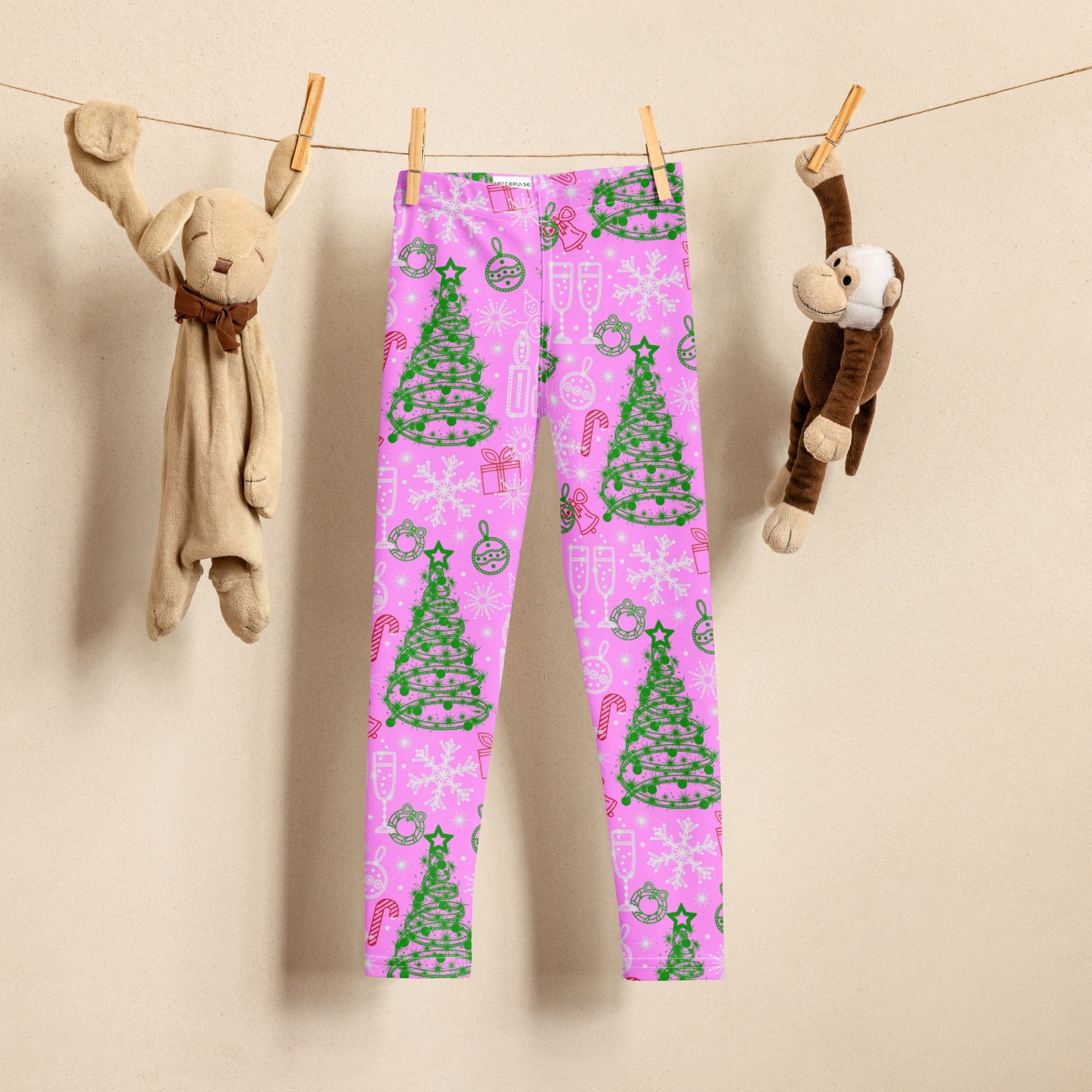 Pink Tinsel Dreams Kid's Leggings