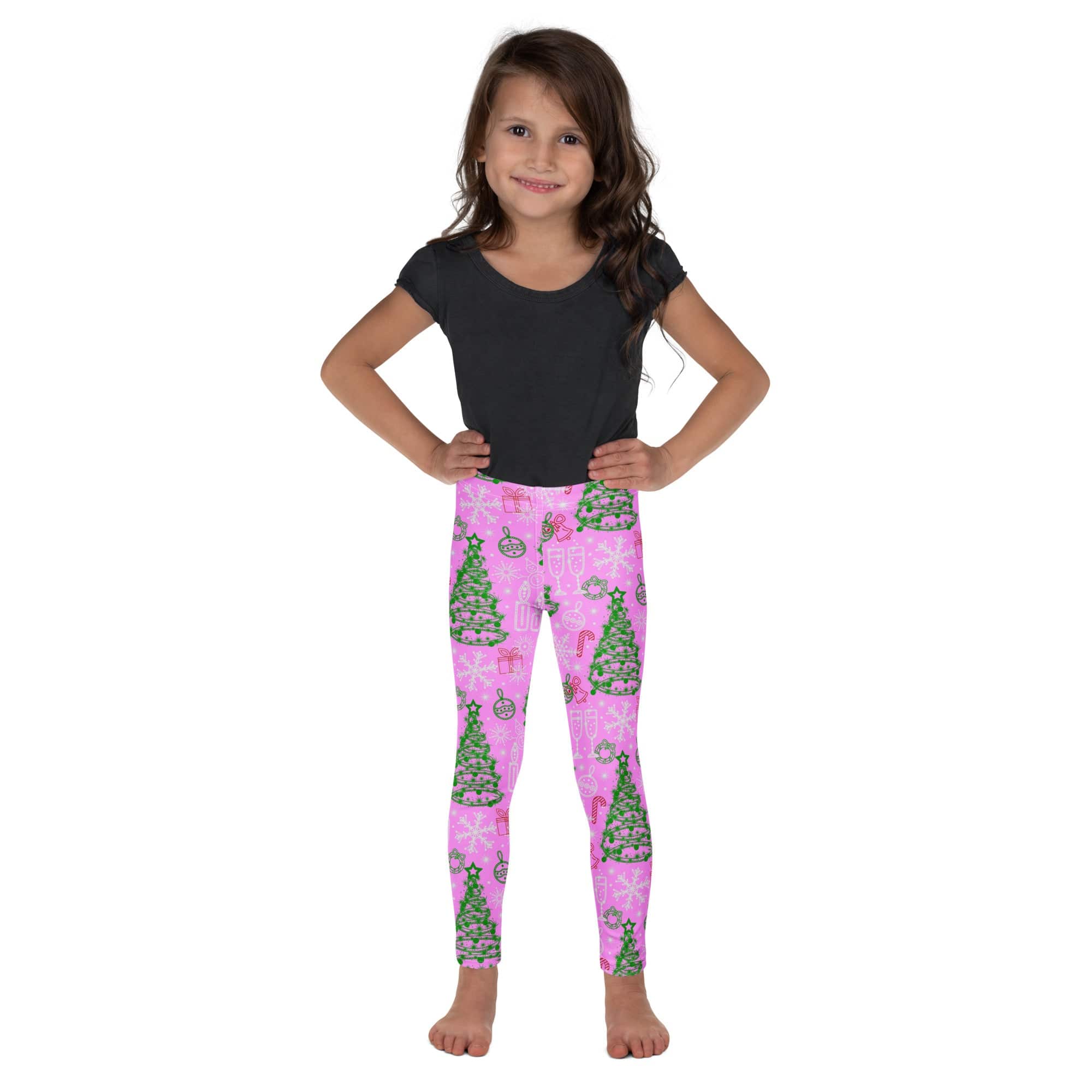 Pink Tinsel Dreams Kid's Leggings