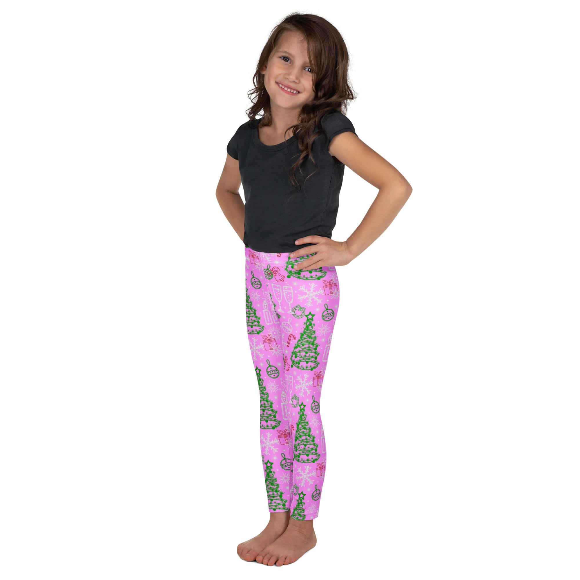 Pink Tinsel Dreams Kid's Leggings
