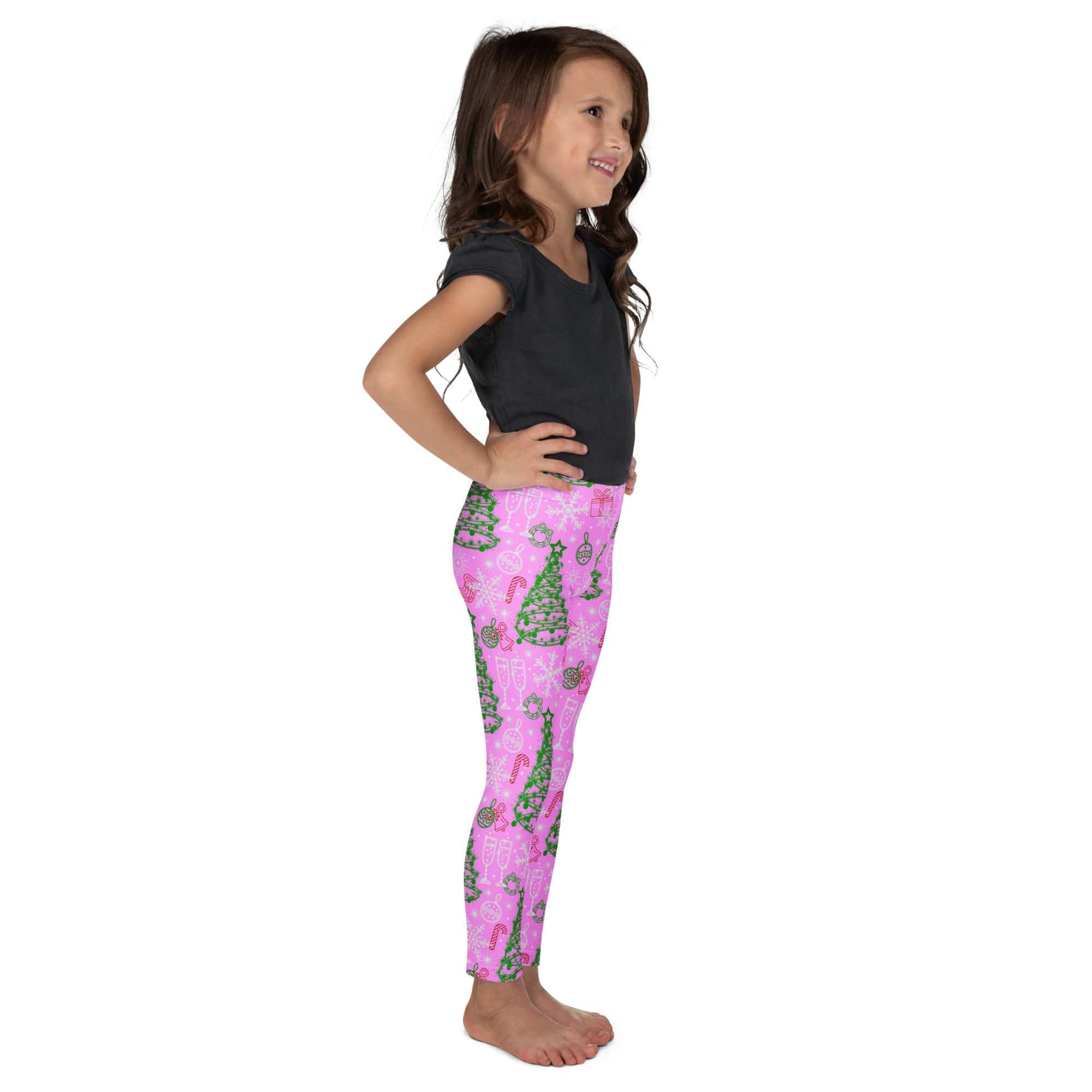 Pink Tinsel Dreams Kid's Leggings