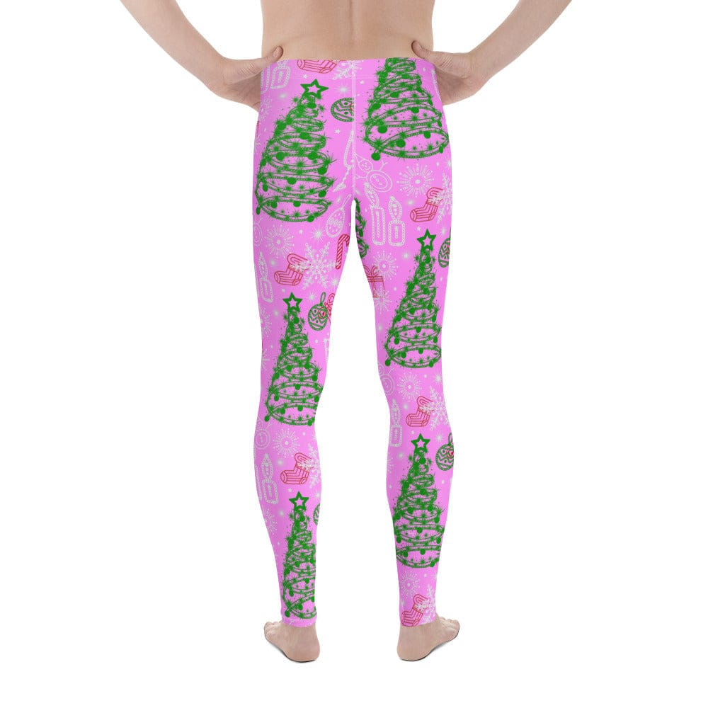 Pink Tinsel Dreams Men's Leggings