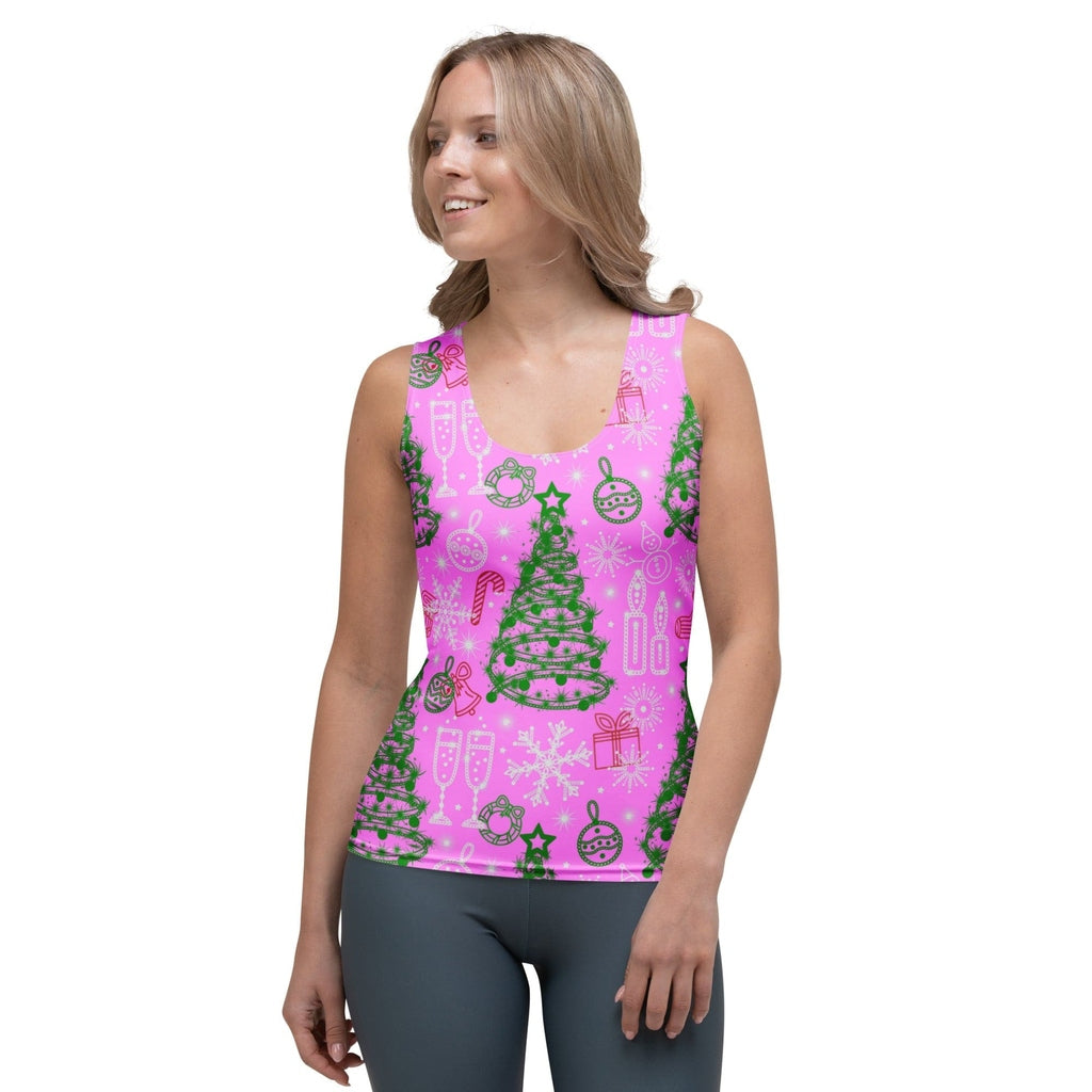 Pink Tinsel Dreams Tank Top