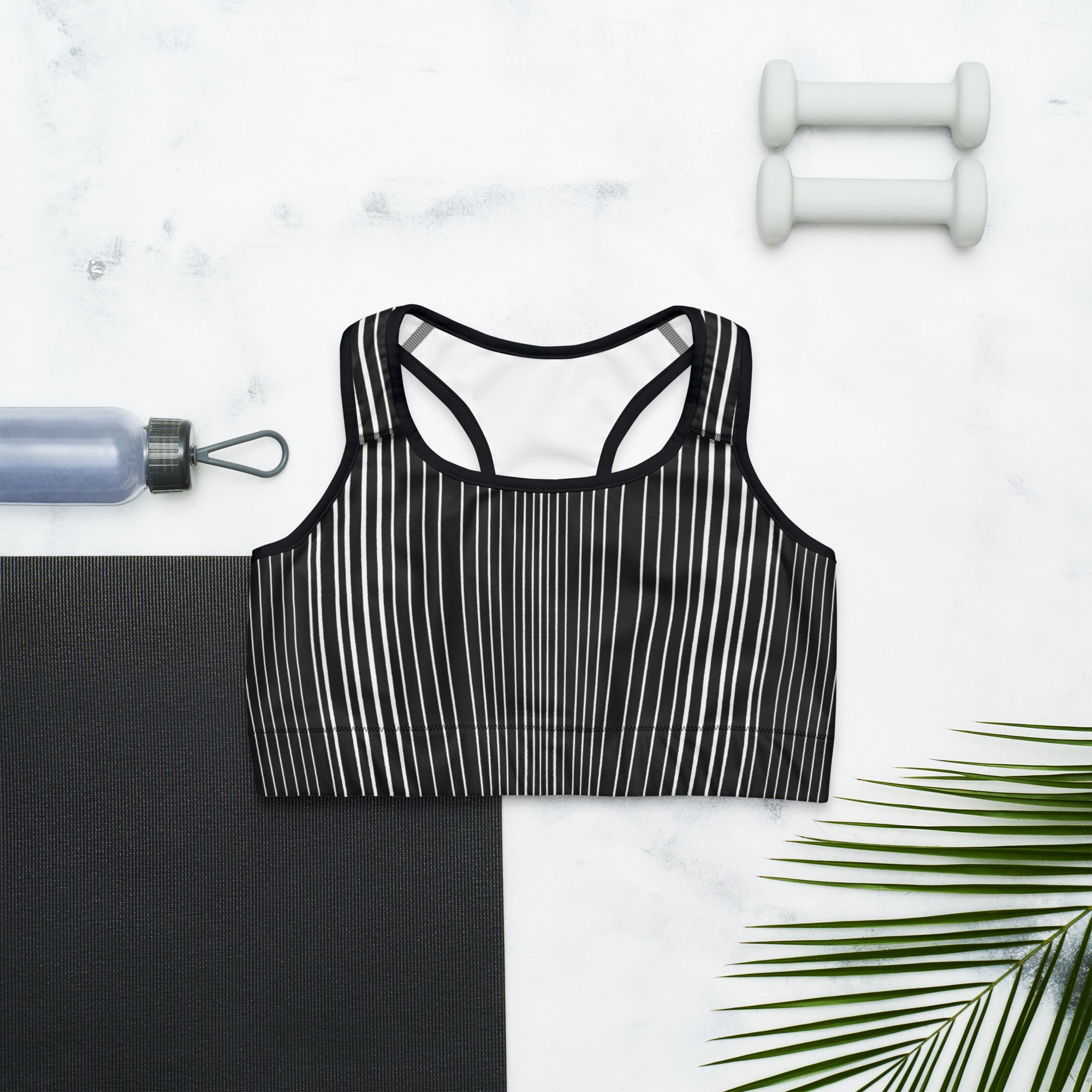Pinstripe Illusion Sports Bra