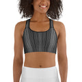 Pinstripe Illusion Sports Bra