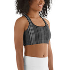 Pinstripe Illusion Sports Bra