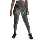 Pinstripe Illusion Yoga Capris