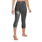 Pinstripe Illusion Yoga Capris