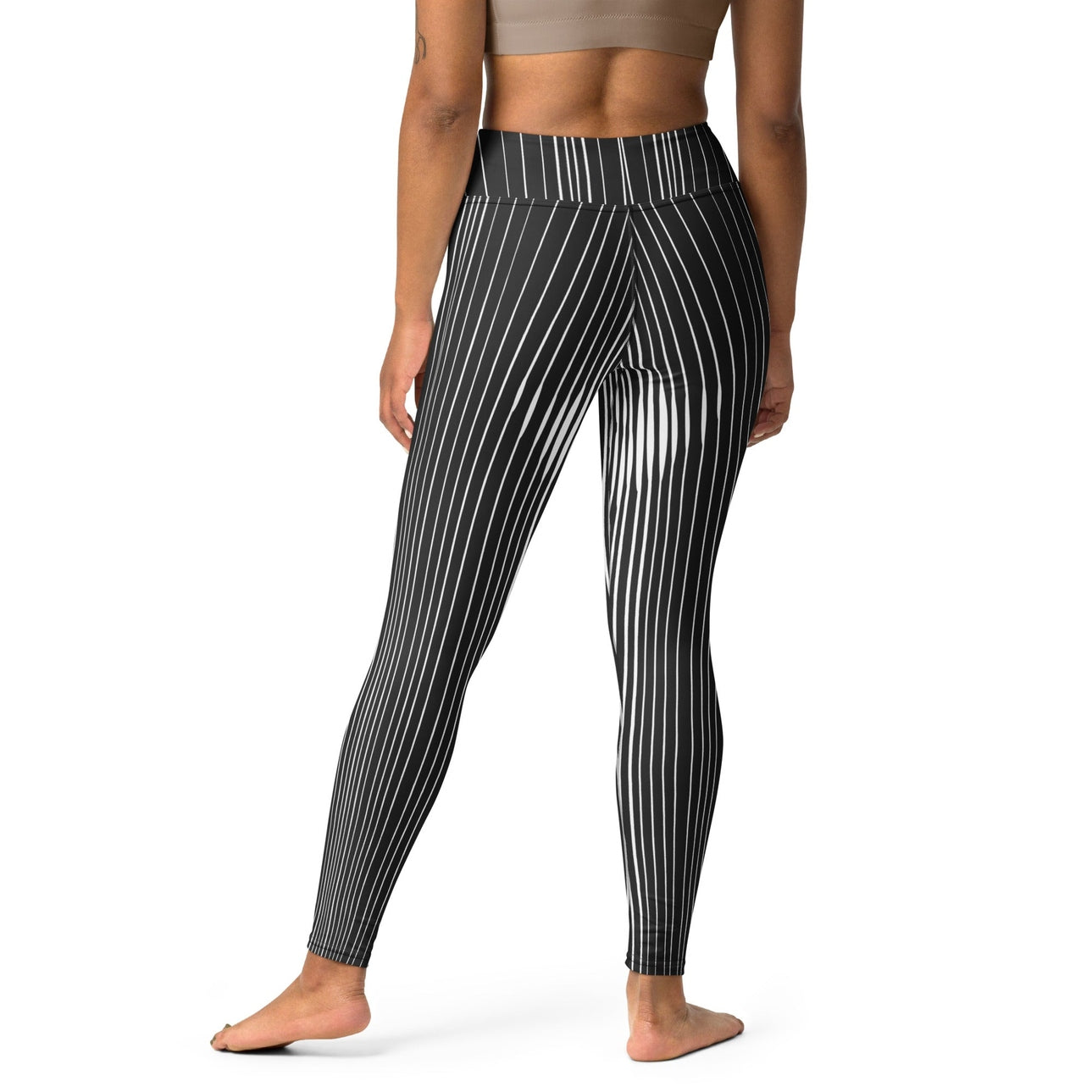 Pinstripe Illusion Yoga Leggings