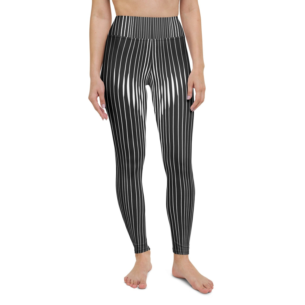 Pinstripe Illusion Yoga Leggings
